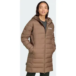 adidas Damen Terrex Multi Light Kapuzenparka 2.0, Earth Strata, XS