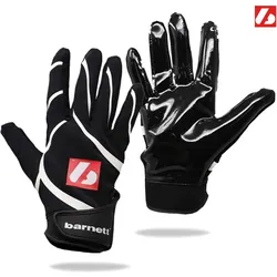 Pro Receiver American Football Handschuhe, RE, DB, RB, Schwarz FRG-03 M