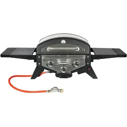 El Fuego Gasgrill Medison silber AY5261 Tischgrill Smoker
