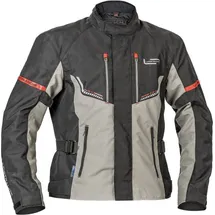 Lindstrands Lomsen Motorradjacke grau/schwarz 58