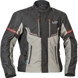 Lindstrands Lomsen Motorradjacke grau/schwarz 58