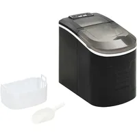 VidaXL Eiswürfelbereiter Schwarz 2,4 L 15 kg / 24