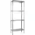 SCHULTE Regalwelt Steckregal Metall 180x60x40 cm silber 4 Fachböden