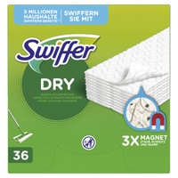 Swiffer Trockene Bodentücher Nachfüllpackung, 36 Stück, Reinigungstücher
