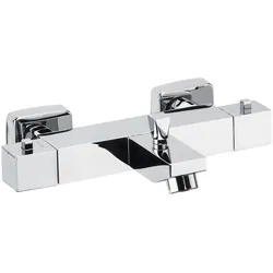 Wannenthermostat CORNAT "Zaida", silber, Messing, Armaturen