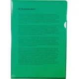 SOENNECKEN Sichthülle 1513 DIN A4 PP grün 100 St./Pack.