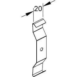 NIEDAX Halteklammer GKF 78