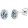 Diamonds by Ellen K. Ohrstecker Weißgold 585 Aquamarin 0,14ct. one-size