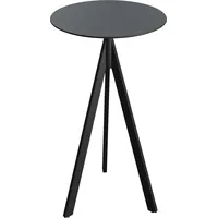 Essentials Infinity Klapptisch 70 x 70 x 110 cm Schwarz