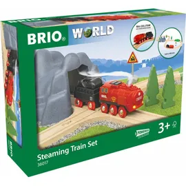 BRIO Batterie-Dampflok Set