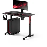 Diablo Chairs Diablo X-Mate 1000 Gaming-Tisch Schwarz-Rot PC