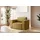 Fun Möbel Sofa Set 2-teilig Sessel und Ecksofa PALMA XS Stoff Scala Senfgelb Ottomane Links - Gelb