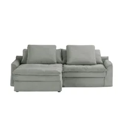 SOHO Ecksofa  Sake , grau , Maße (cm): B: 234 H: 95 T: 182.0