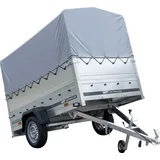 Anhänger GARDEN TRAILER 230 KIPP mit Stützrad, zusätzlichen Bordwänden, Hochplane und Hochspriegel H800 Führerschein B