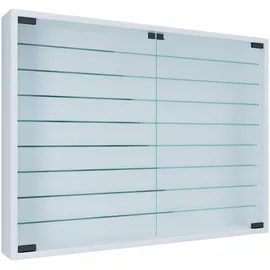 VCM Hängevitrine Mandosa 80 x 10 x 60 cm Weiß