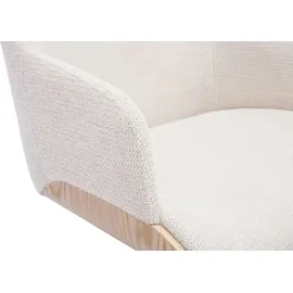 miliboo Earl Samtstoff Beige