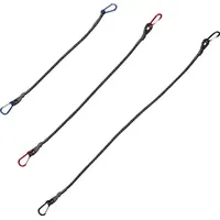 Unitec Gepäckspannerset 3-tlg.L.60,80,100cm m.Karab.h.UNITEC