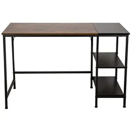 CLP Schreibtisch Ocala schwarz/braun