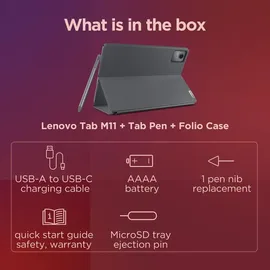 Lenovo Tab M11 11" 8 GB RAM 128 GB Wi-Fi Luna Grey ZADA0331ES