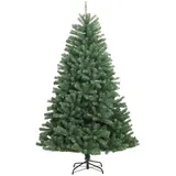 vidaXL Künstlicher Weihnachtsbaum Klappbar mit Ständer Grün 180 cm