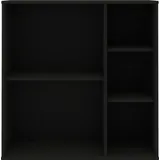 Hammel Furniture Mistral Kubus 029 Bücherregal 69 x 32,5 x 69 cm Schwarz