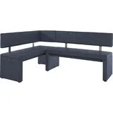 Strukturstoff langer Schenkel rechts 190 x 90 x 140 cm dunkelblau