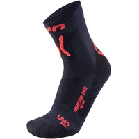 UYN Herren Mtb Cyclingsocken Herren Socke, Black/Red, 45-47