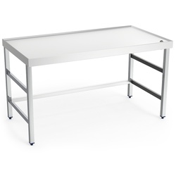 Zentraltisch mit Flansch, Drainage, ohne Regal 1000x800x850
