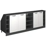 Vicco Rion 60 x 83,8 x 60 cm Weiß Landhaus/Anthrazit