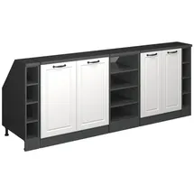 Vicco Rion 60 x 83,8 x 60 cm Weiß Landhaus/Anthrazit