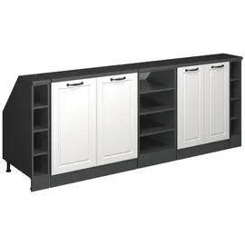 Vicco Rion 60 x 83,8 x 60 cm Weiß Landhaus/Anthrazit
