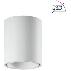 Brumberg LED Downlight IMPLEMENT, IP20, rund, Ø 9.4cm, Plug&Play 500mA, 8.9W 3000K 730lm 37°, CRi >90, dimmbar, Strukturweiß BRUM-12394173