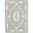 THEKO Vintageteppich ¦ grün ¦ Synthetische Fasern ¦ Maße (cm): B: 190 H: 1