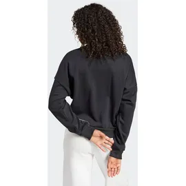 adidas Essentials 3-Streifen French Terry Sweatshirt Black / White L