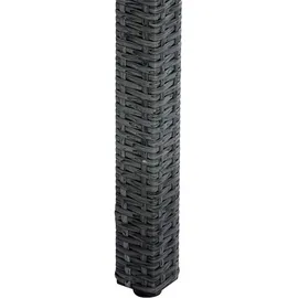 Estexo Polyrattan Sitzgruppe Gartenmöbel Set für 8 Personen Rattan Gartenset Anthrazit