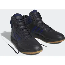 adidas Hoops 3.0 Mid Winterized Carbon / Dark Blue / Gum 44