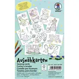 Ursus Ausnähkarten 11 x 17 cm weiß