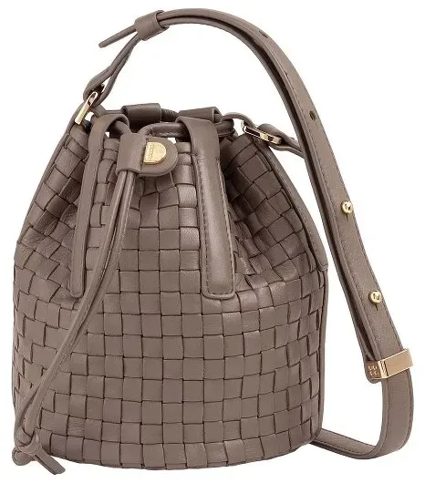 DuDu Filicudi Beuteltasche Leder 14 cm  braun