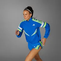 Adidas Adizero Retro Laufjacke - Blue - XL