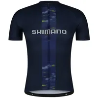 Shimano Logo Short Sleeves Jersey blue/navy XL