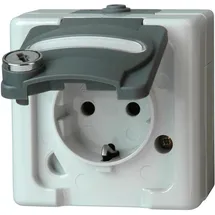Kopp Schuko-Steckdose 1fach grau 1 St.