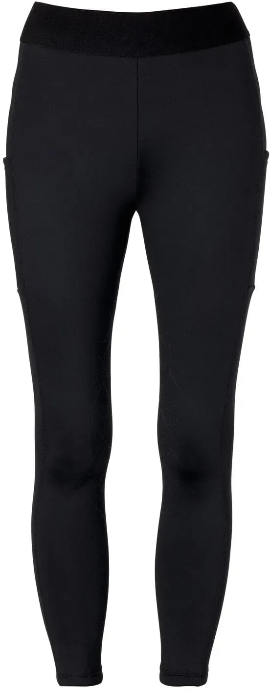 RIDE now Thermo-Reitleggings mit Grip-Halbbesatz black 32