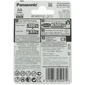 Panasonic HR-3UWX AA 2500 mAh 4 St.