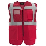 korntex Warnweste Multifunkitons-Warnweste Mesh Multifunction Vest 4XL