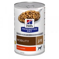 Hill's Prescription Diet J/D Mobility Nassfutter für Hunde mit Huhn (Dose) 1 Palette (12 x 370 g)