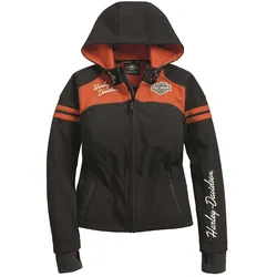 HD Softshell Jacke Miss Enthusiast Damen schwarz / orange M