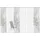 VISION S Schiebegardine VISION S "MARMOSA 6er SET" Gr. 1, grau (goldfarben, grau), B:60cm H:260cm, Polyester, Gardinen, Bambus-Optik, Digital bedruckt
