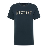 MUSTANG T-Shirt Austin in blauem Carbon-S
