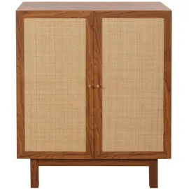 Mendler Highboard 98 x 79 x 42 cm Walnuss-Optik / Braun