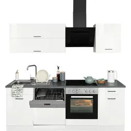 kochstation Küchenzeile KS-Trier 220 cm weiß